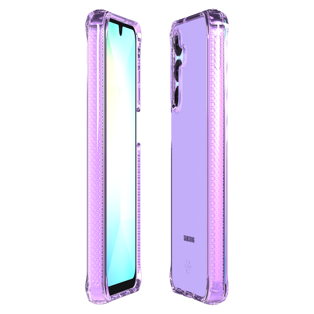 Alt View 1. Itskins - ITSKINS Spectrum_R // Clear Series Case for Samsung Galaxy A16 5G - Light Purple - Purple.