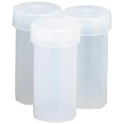 Front. Nalgene - Nalgene Snap-Cap Plastic Vial - 1" x 2" - White - White.