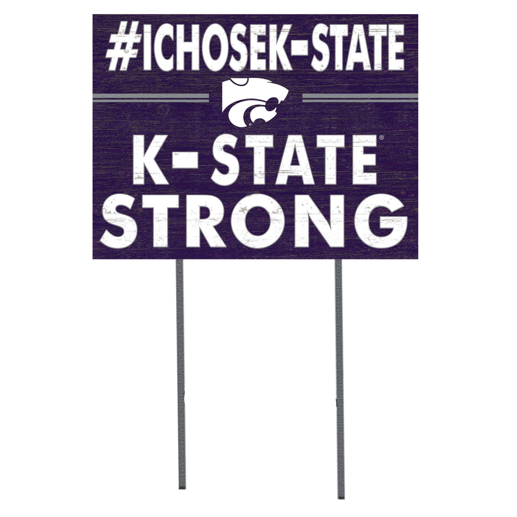 Kansas State Wildcats 18'' x 24'' I Chose Lawn Sign