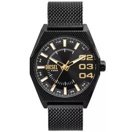 Diesel - Men's Scraper Dial Watch - DZ2194 - Black