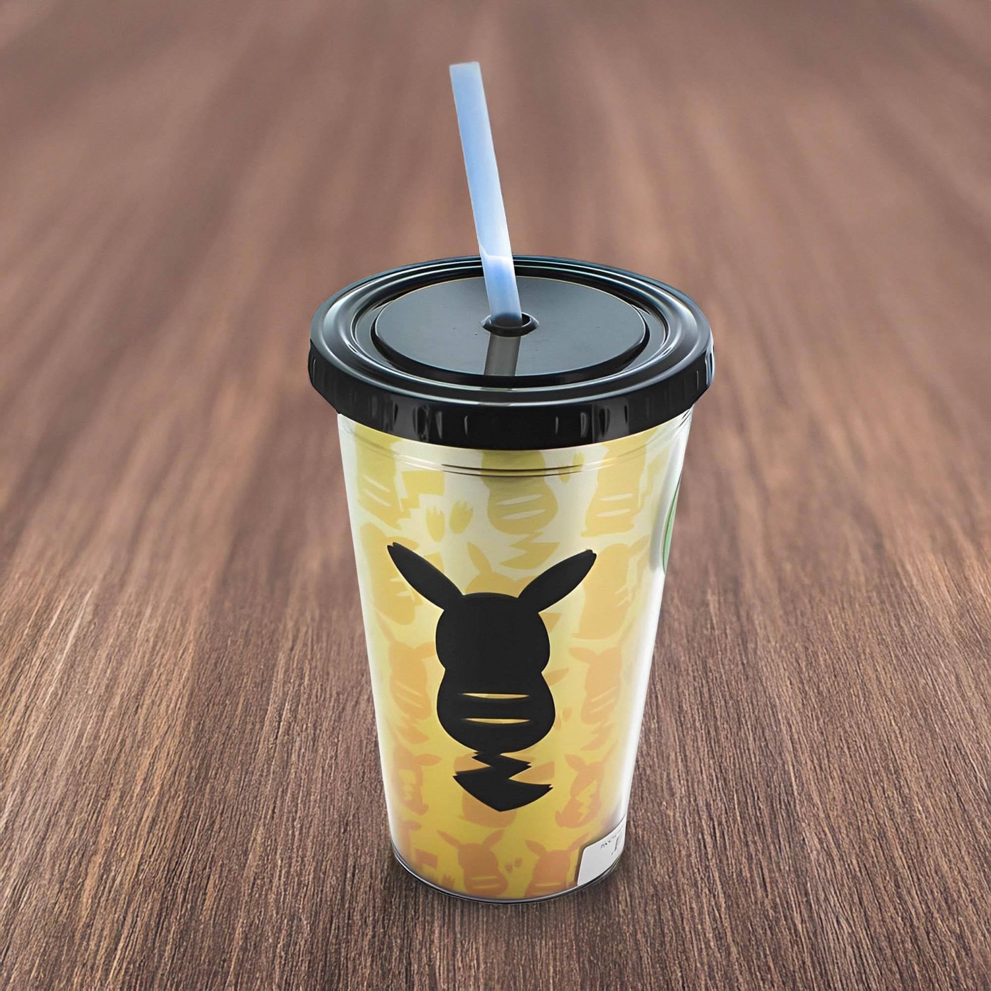 Alt View 10. Pokémon - Pokemon Pikachu Silhouette Gold 16oz Carnival Cup - Gold.