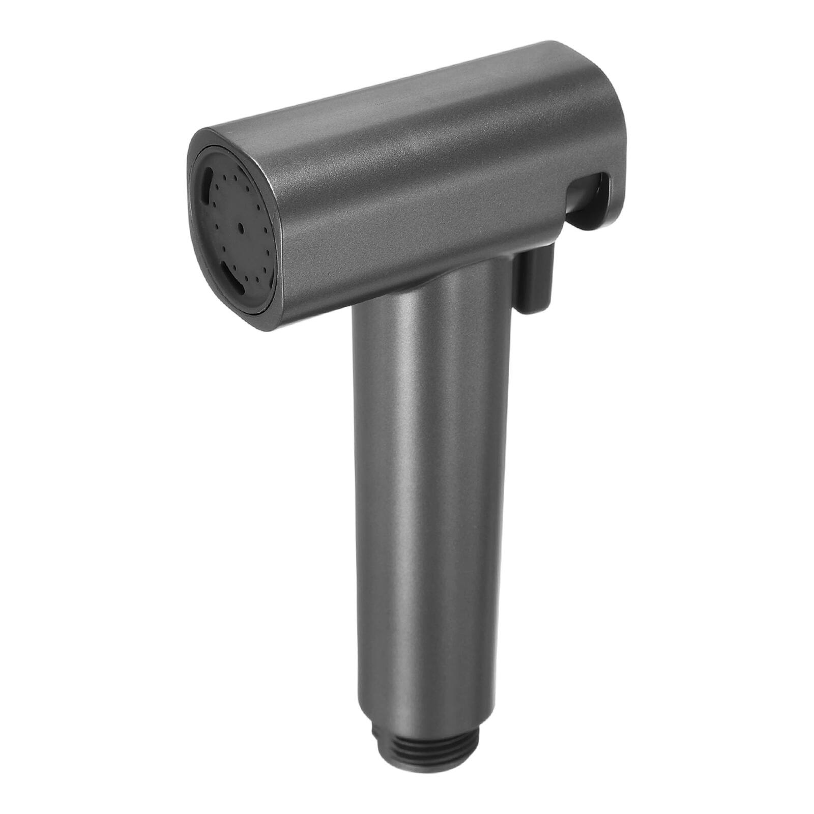 Front. Unique Bargains - Handheld Bidet Sprayer for Toilet Cleaning, Sprayer Kit Dual Flow Mode w/ Scraping Function & G1/2 Threaded (Style 4) - Gray.