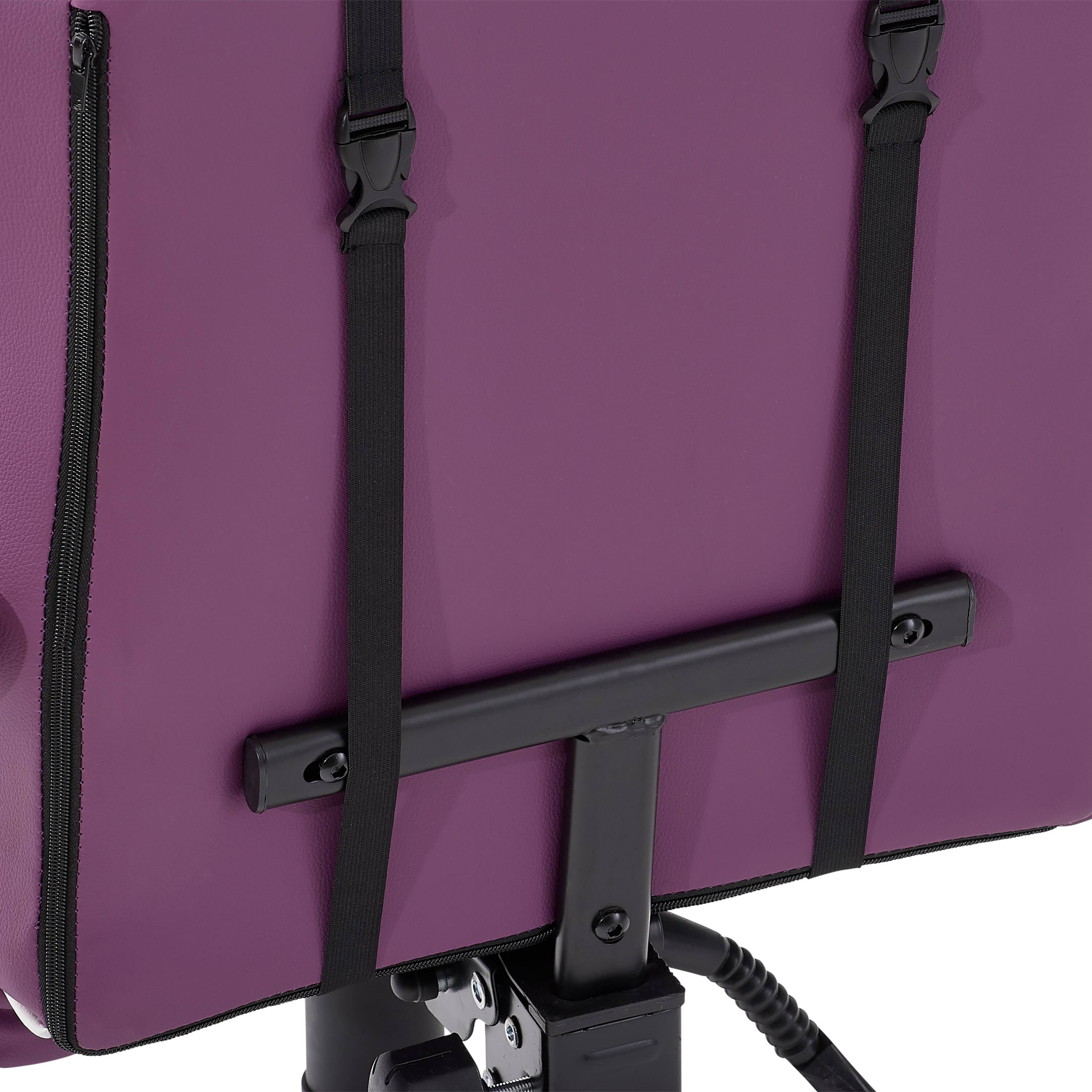 Alt View 18. CorLiving - Ravagers Gaming Chair - Purple and White.