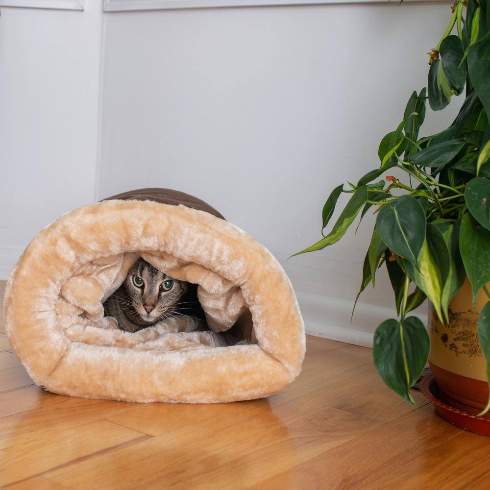 Alt View 1. Armarkat - Cat Bed Mocha - Brown.