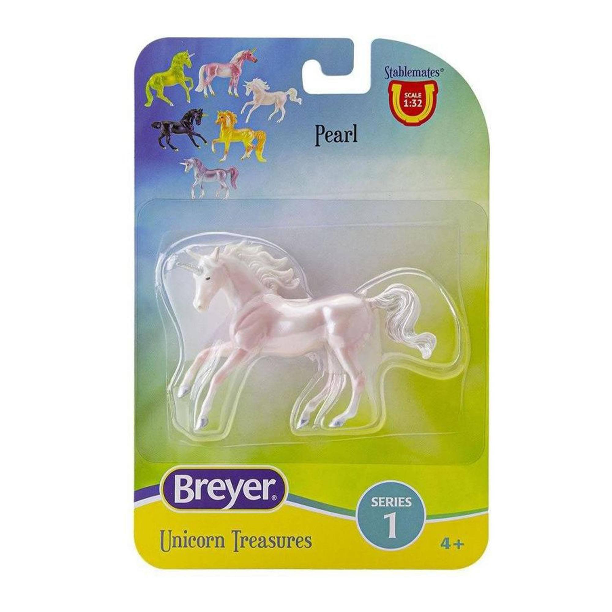 Stablemates  
SCALE 1:32  
Pearl  

Breyer  
Unicorn Treasures  
SERIES 1  
4+