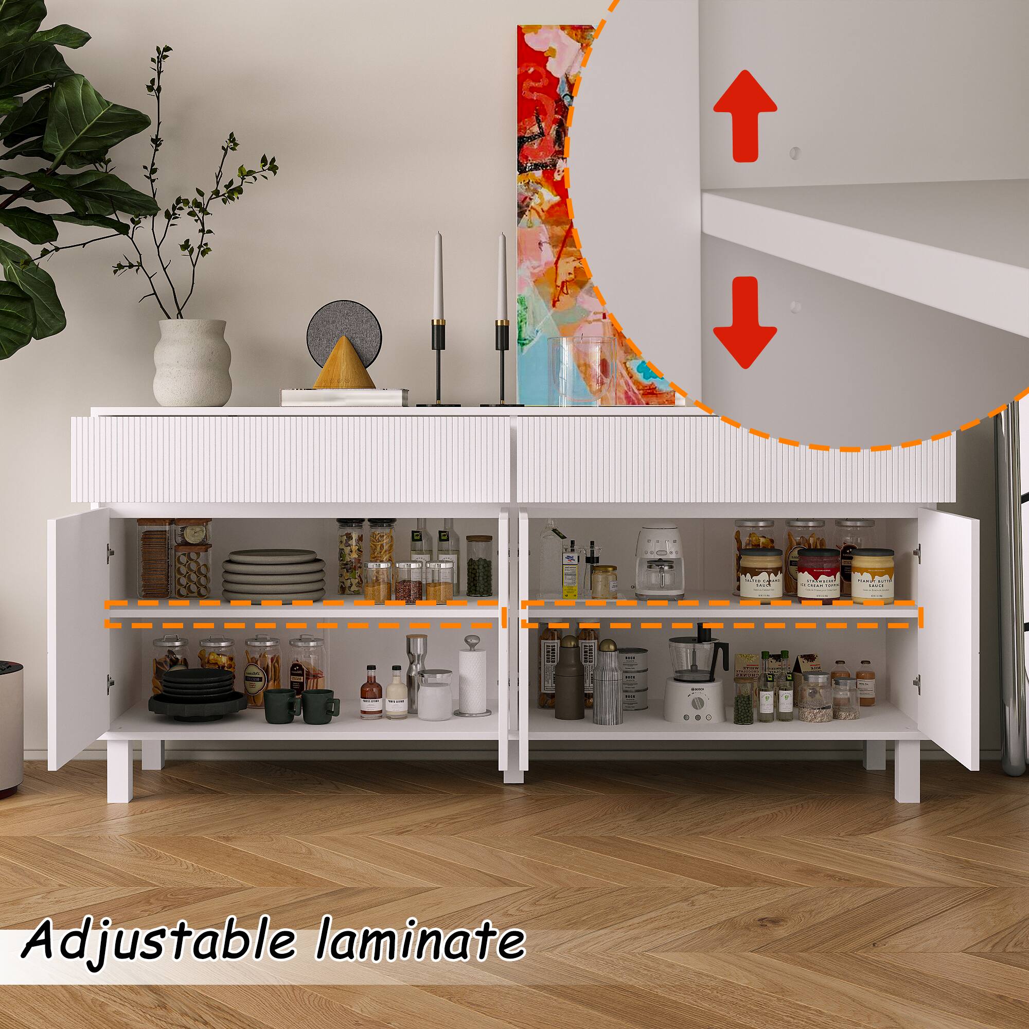 Adjustable laminate