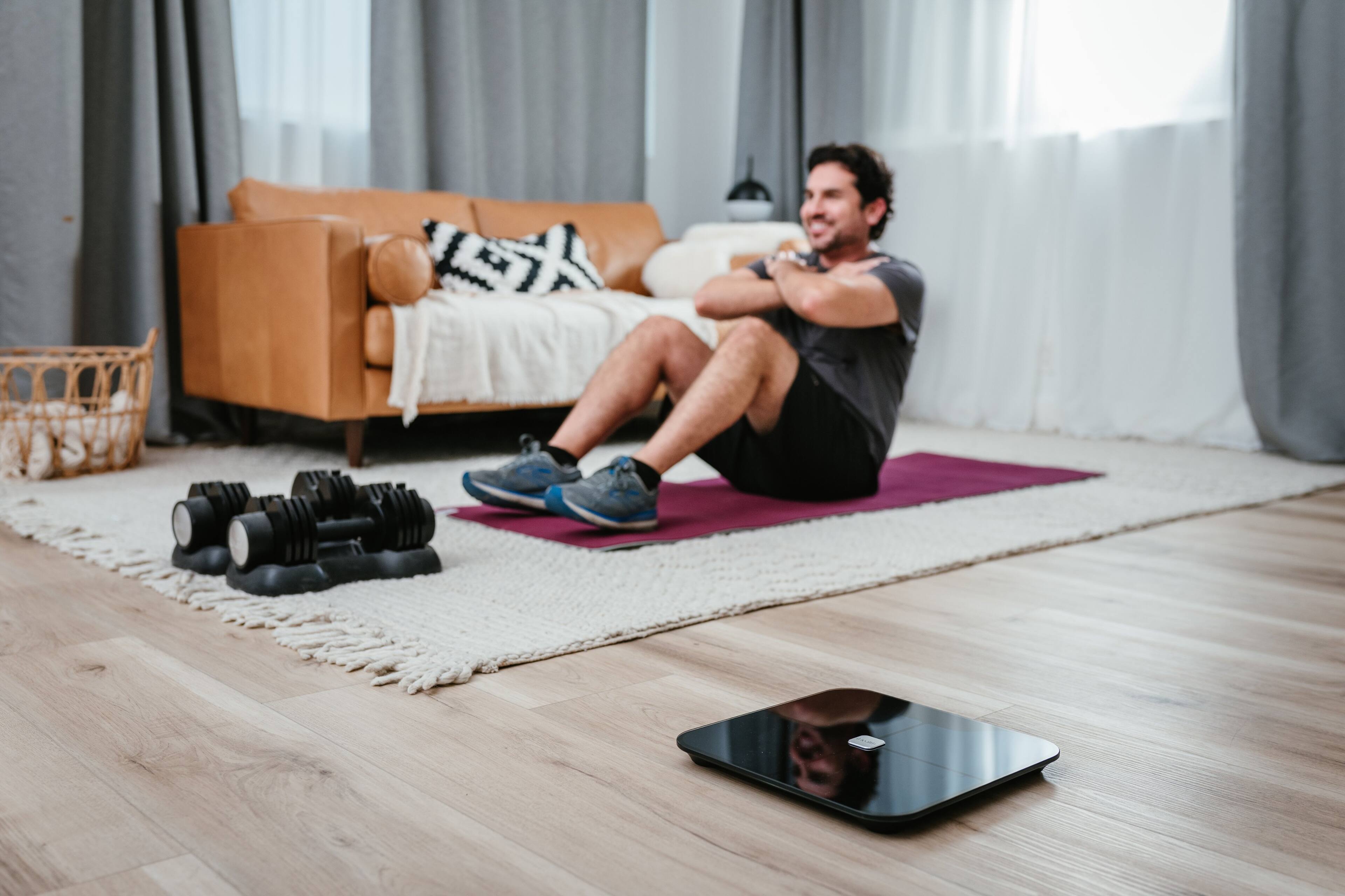 Alt View 4. iHealth - Nexus Pro Wireless Body Composition Scale, Body Fat and Muscle, 12-Metrics Measurements, Compatible for iOS & Android - Black.