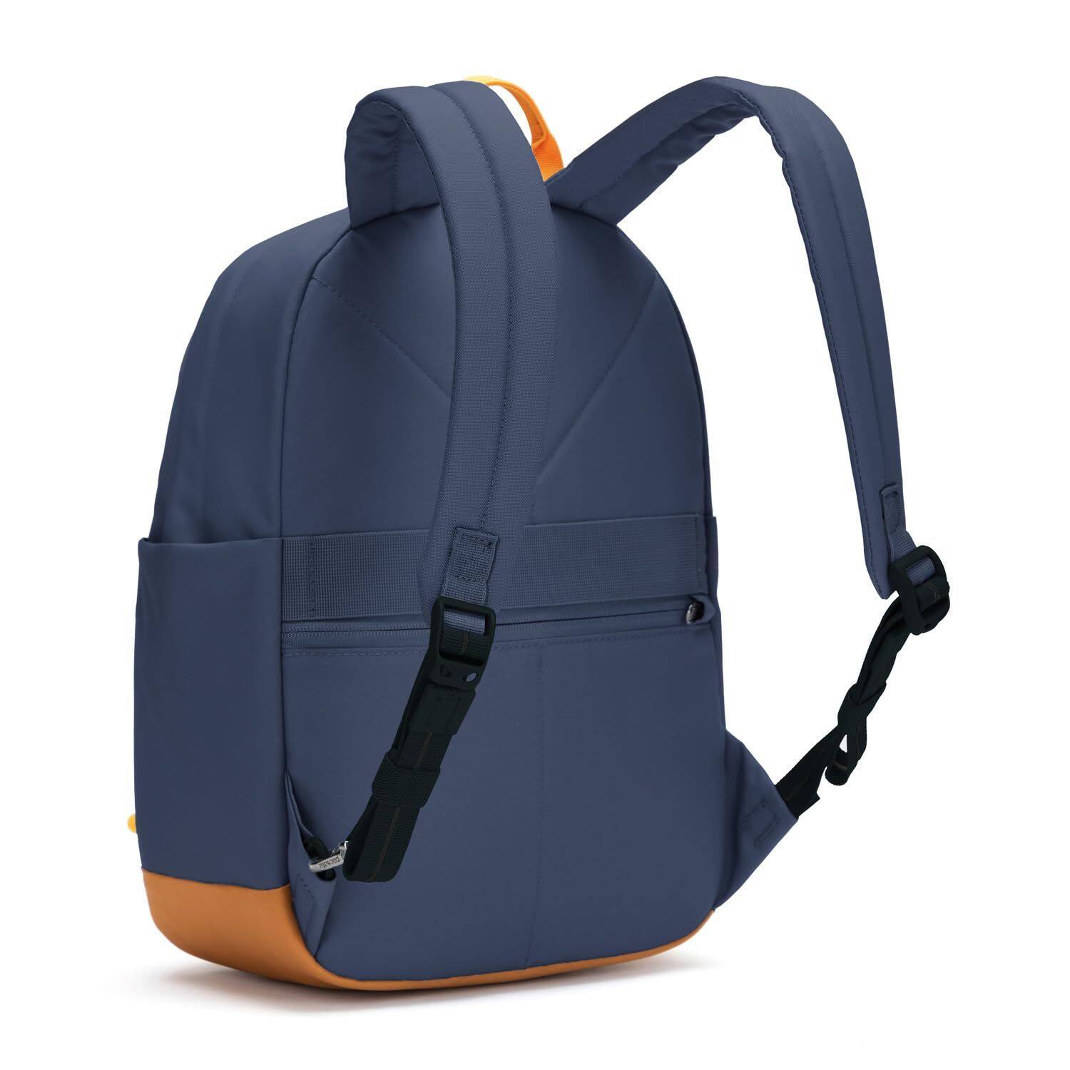 Back. Pacsafe - Pacsafe GO 15L Anti Theft Backpack (Coastal Blue) - Coastal Blue.