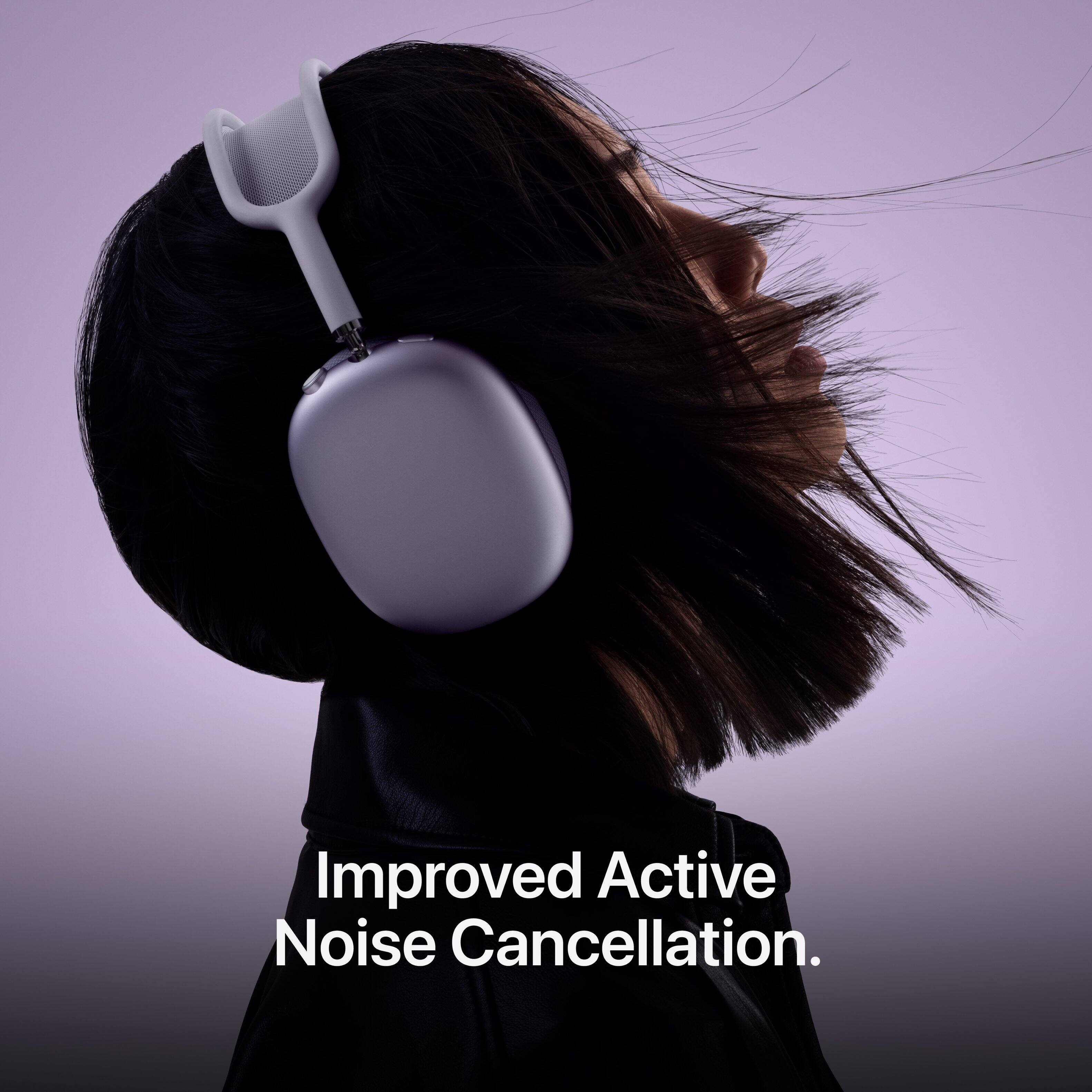 Improved Active Noise Cancellation.