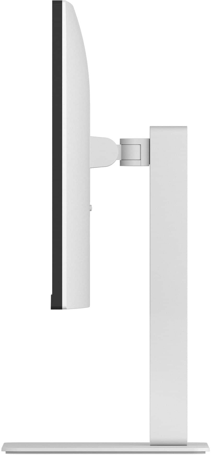 Left. LG - UltraFine 27" IPS UHD 60Hz Monitor with HDR10 (HDMI, DisplayPort) - White.