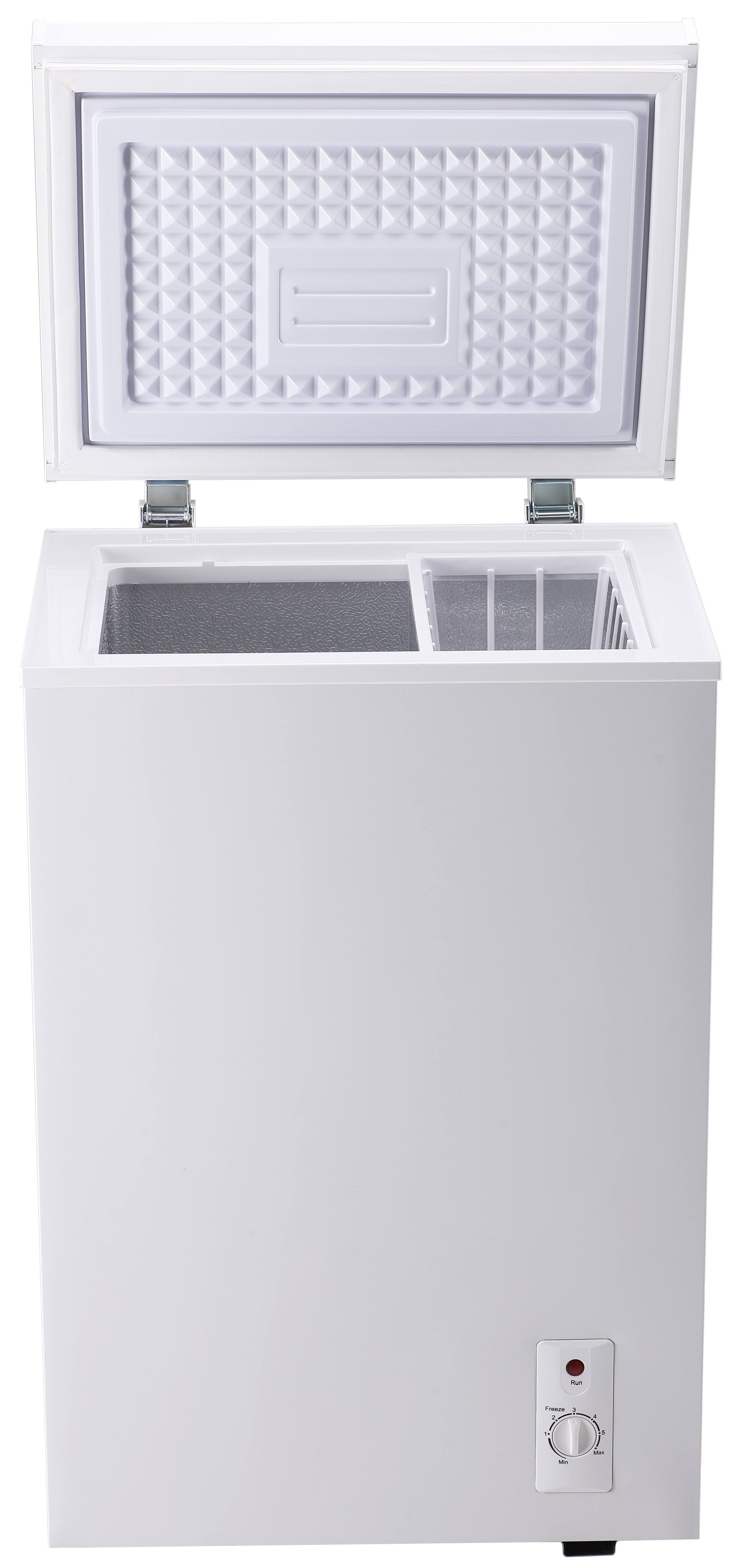 Alt View 9. Loheer - 2.8 Cu. Ft. Compact Chest Freezer with Adjustable Thermostat & Removable Basket - WHITE.