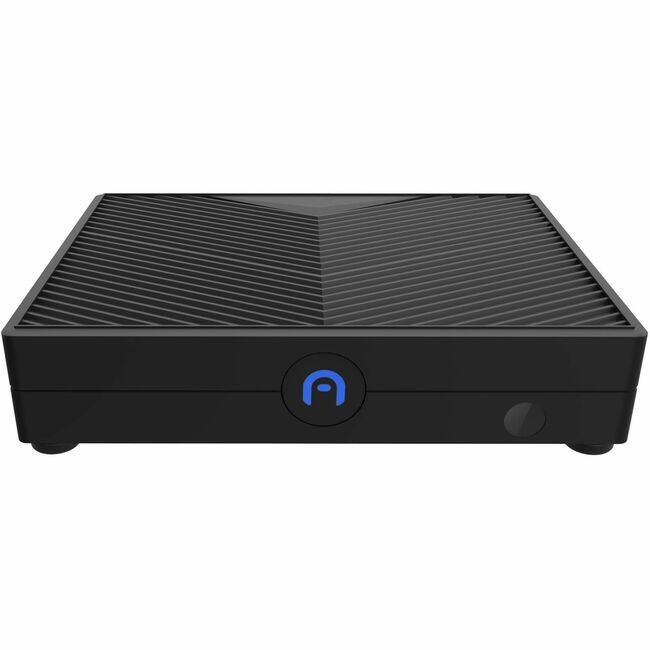 Front. Azulle - Azulle Ally Mini PC - Qualcomm Snapdragon 665 Chip - Android 10 - Qualcomm Andreno 610 - 4GB LPDDR4X4 - 64 GB Flash - Black.