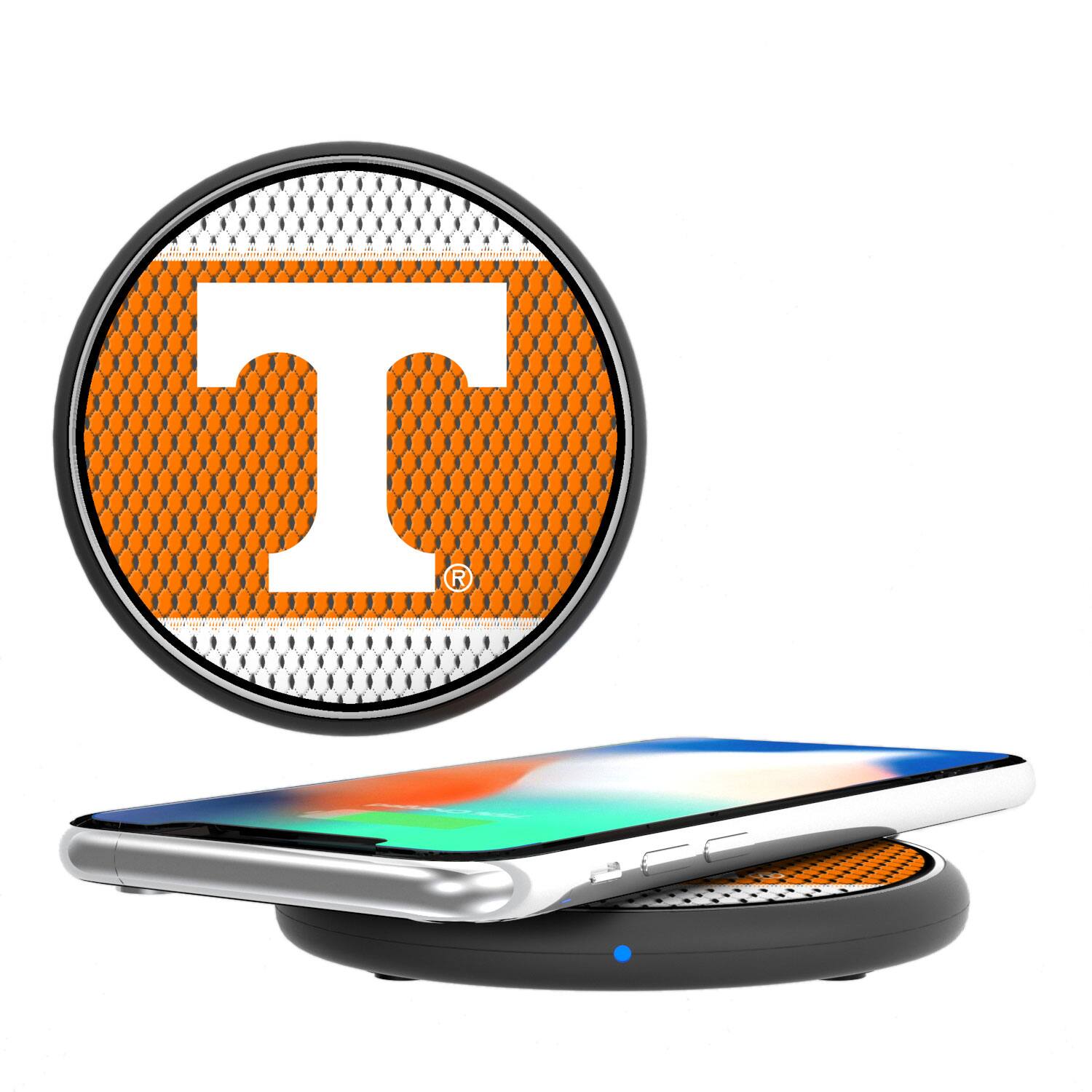 Front. Keyscaper - Tennessee Volunteers Wireless Charging Pad - Multicolor.