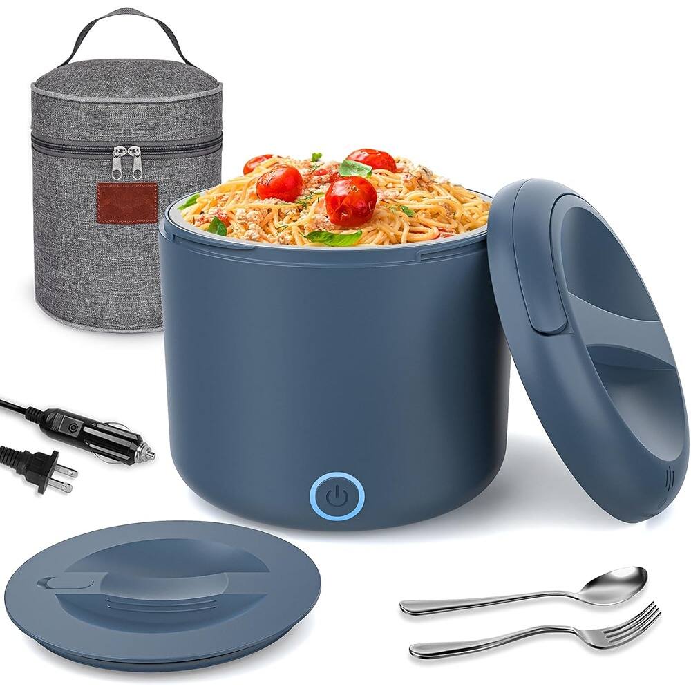 RTMB - Electric Lunch Box – 1.2L Heated, Portable, Blue - Dark Blue