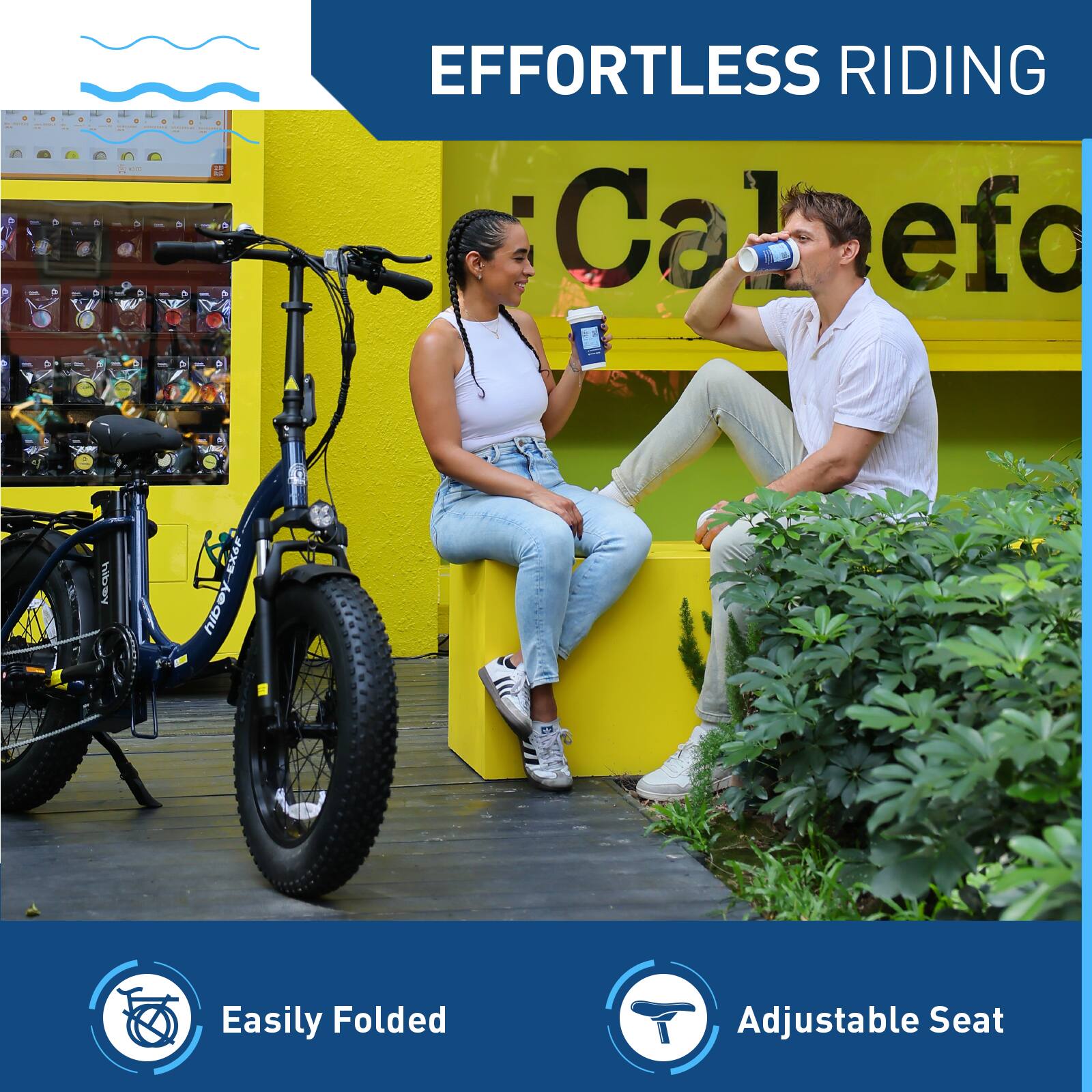 Effortless Riding: Easily Folded Adjustable Seat