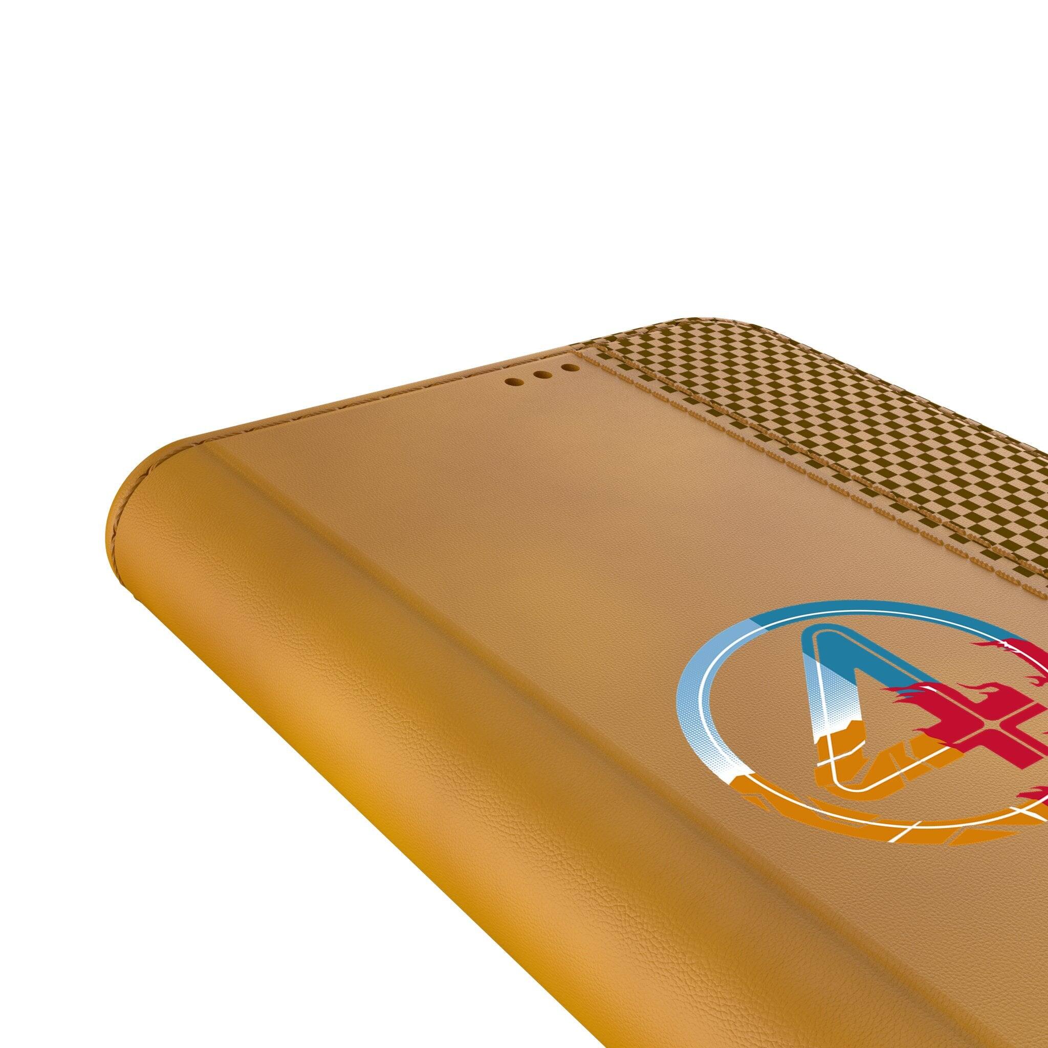 Alt View 1. Keyscaper - Marvel Badge Folio Phone Case - Samsung Galaxy S24 Ultra - Fantastic Four 1.