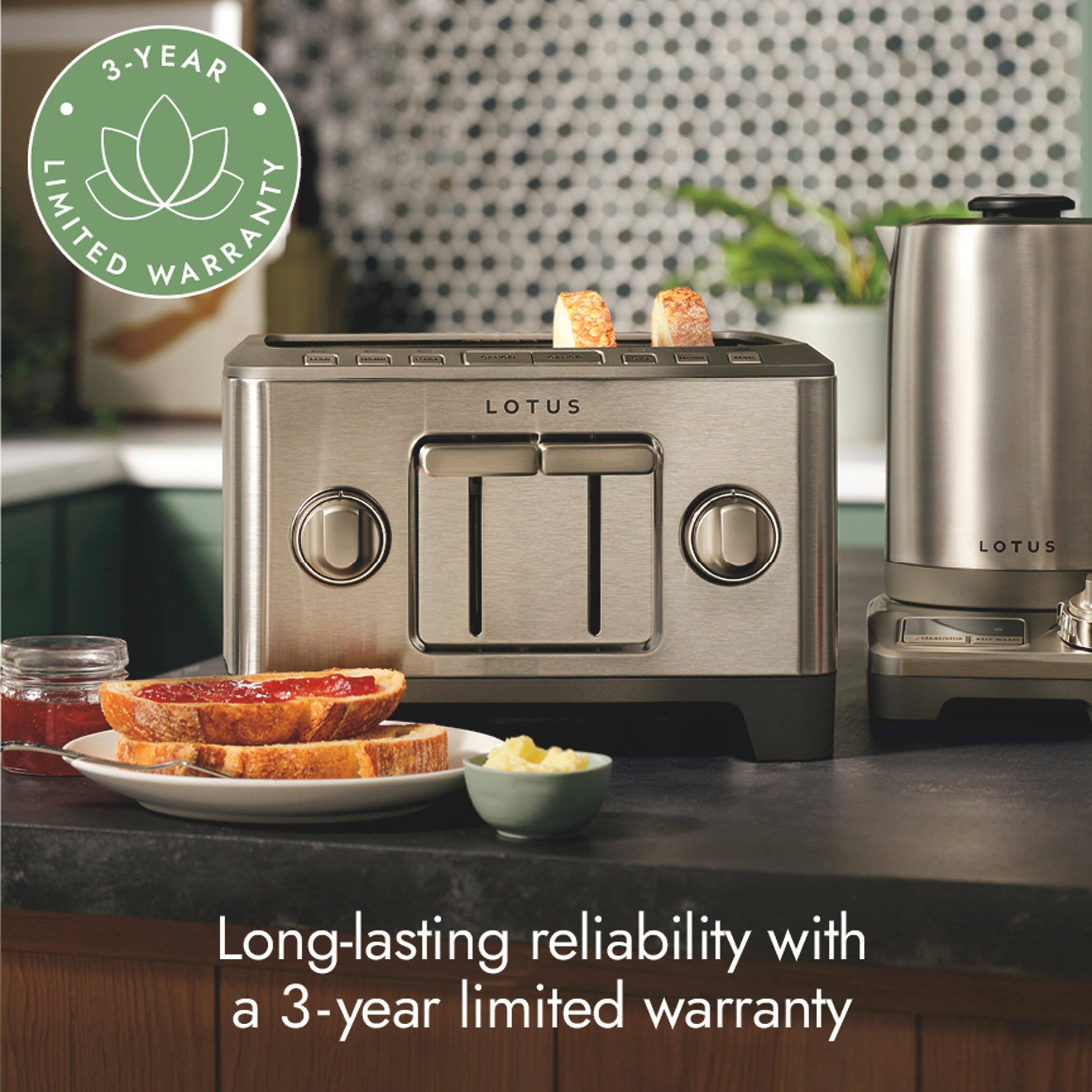 3-YEAR LIMITED WARRANTY

CLAWDAY PROOKS LOTUS

COOK

LOTUS

Long-lasting reliability with a 3-year limited warranty