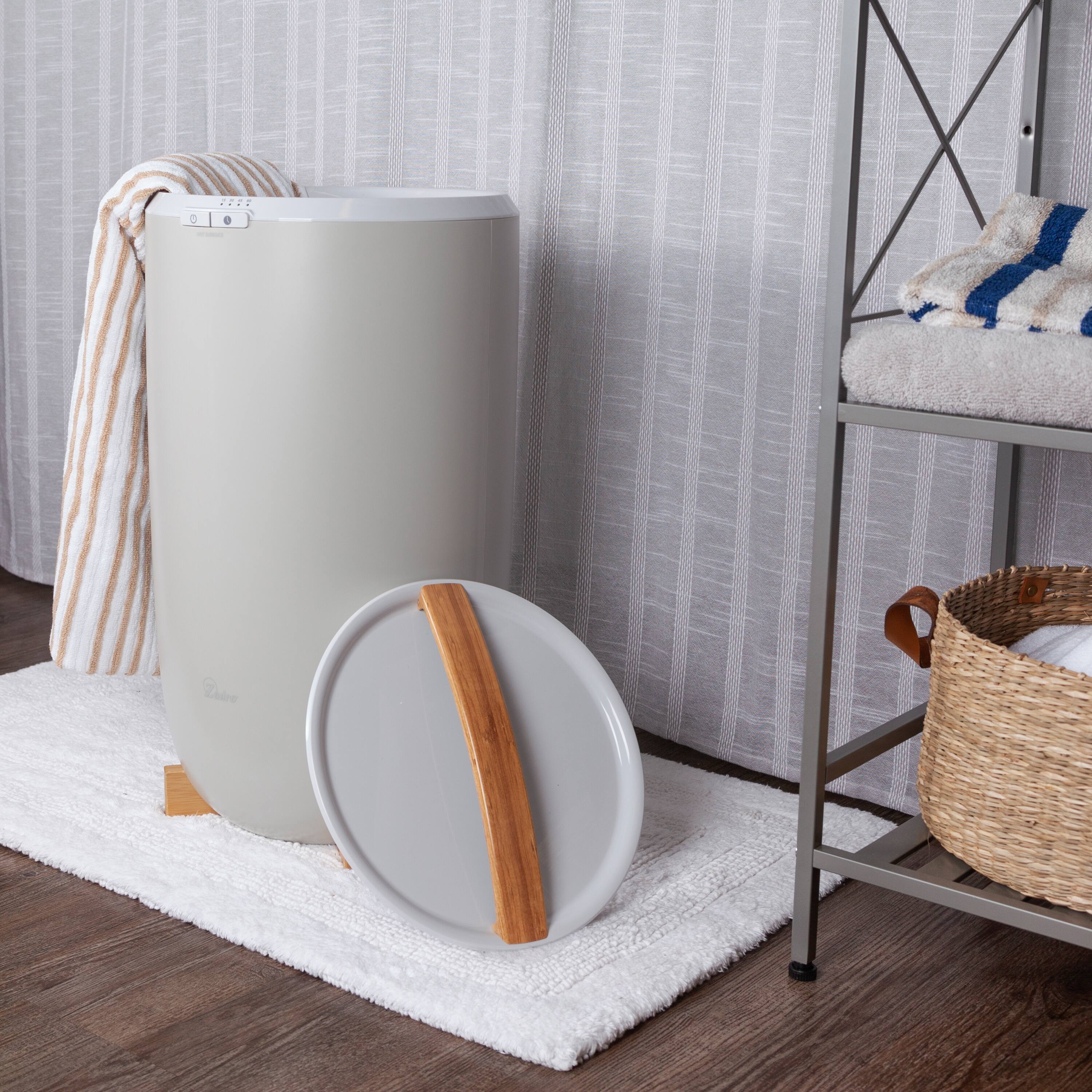 Zadro 20 Liter Bucket Towel Warmer Bamboo/Gray TWB - Best Buy