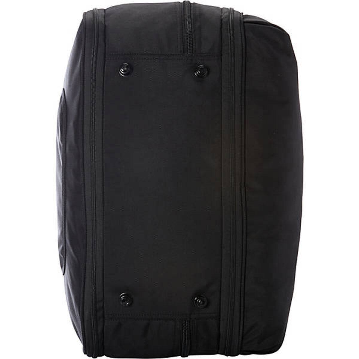 Back. A.Saks - A.Saks 21" Expandable Soft Carry On Duffle Bag - Black/Red.