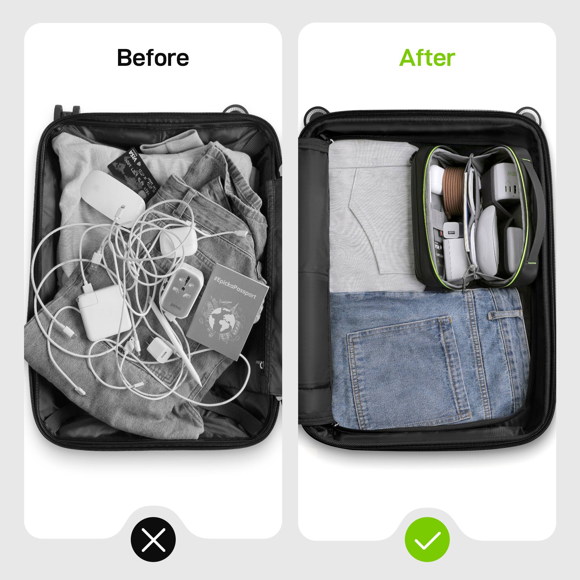 Before: ds VISA d F LECA e a
After: #EpickoPassport A0 No X