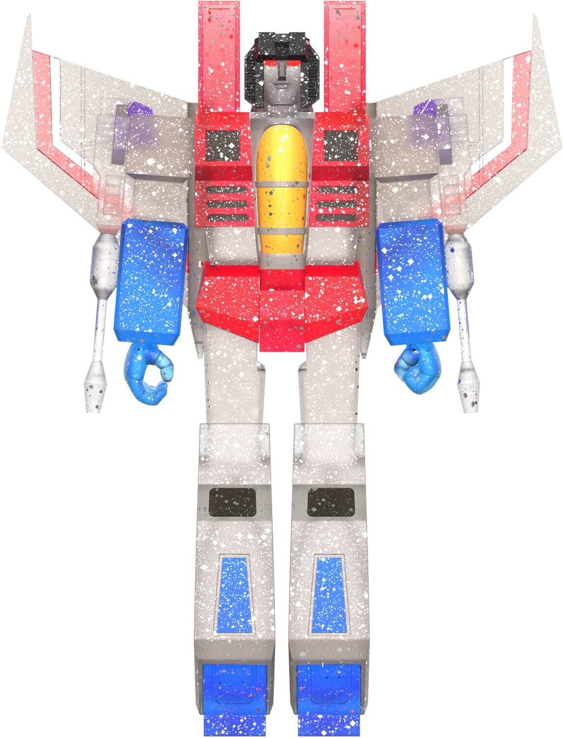 Alt View 4. Super7 - Super7 - Transformers - Reaction Figures Wv8 - Ghost Of Starscream (Translucent Glitter)   - Collectibles - Multicolor.