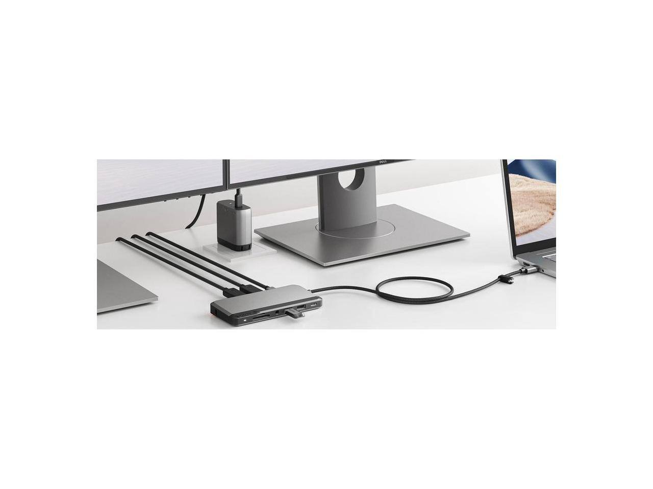 Alt View 6. Alogic - Alogic USB-C Dual Display Dock MX2 Lite HDMI Edition U1CSHSGR.