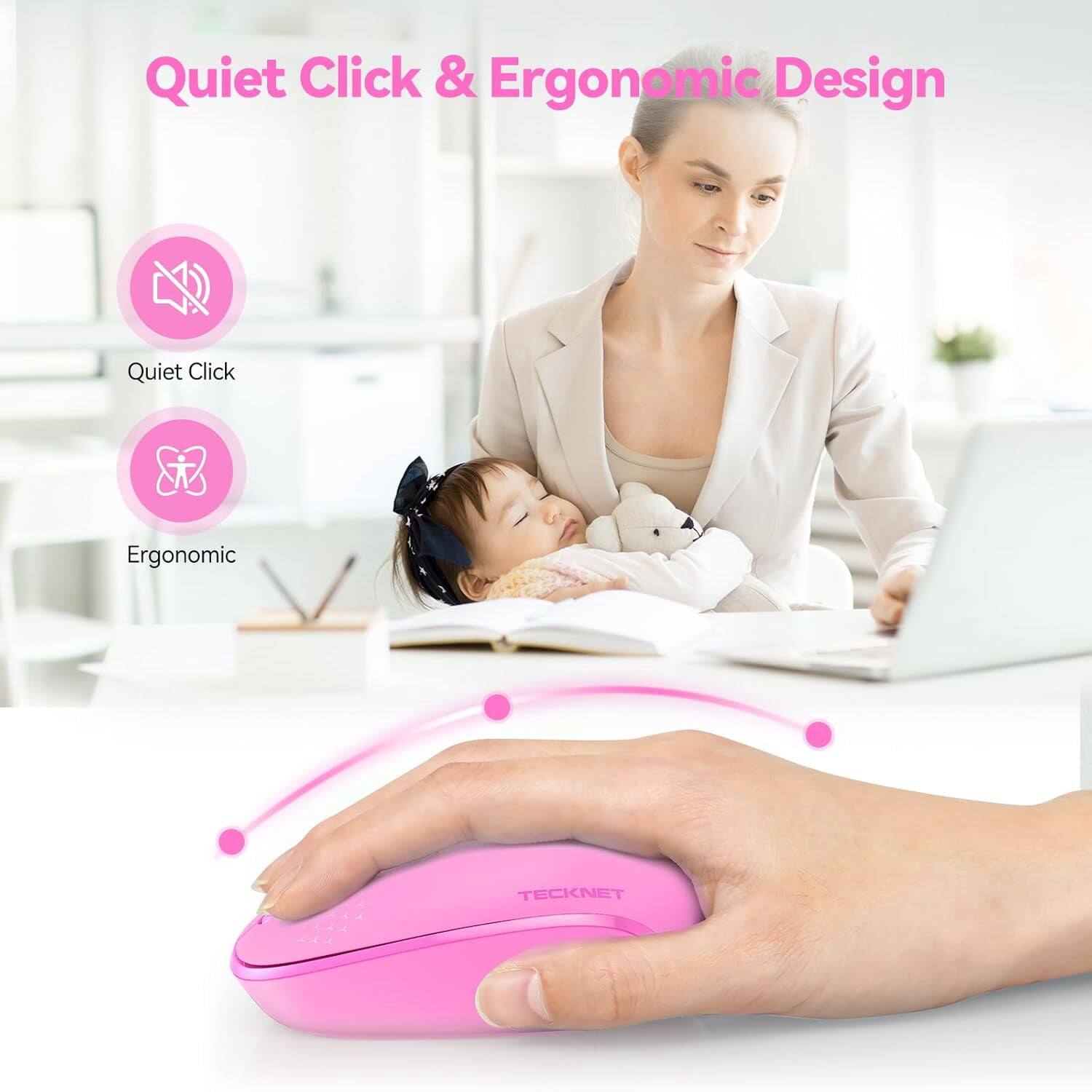 Quiet Click & Ergonomic Design

Quiet Click
Ergonomic

TECKNET