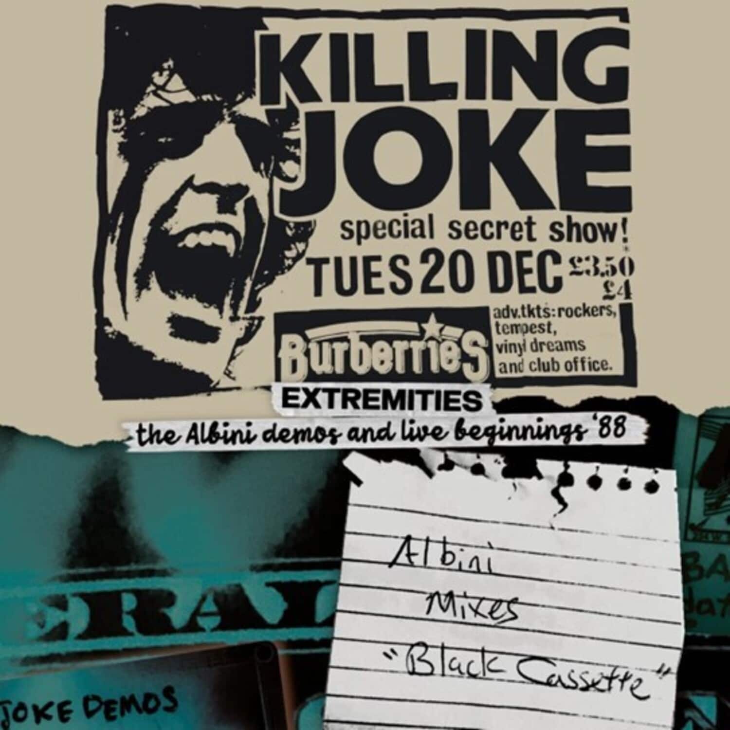 Killing Joke - Extremities, The Albini Demos & Live Beginnings '88   - VINYL LP price history on PriceWatchPro