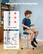 Adjustable for Growing Kids
3 Different Heights
Loosen Tighten Wing Nut and Bolt