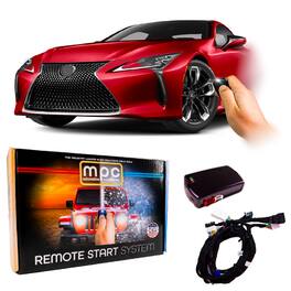 MPC - Remote Starter For Lexus LC500h Hybrid 2018-2024 | Plug & Play | Lock 3X 2 Start - Black