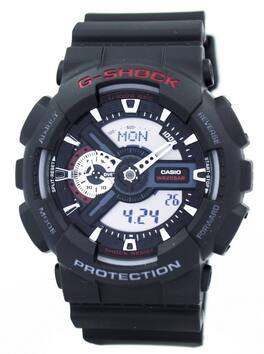 Casio - G-Shock World Time Analog Digital GA-110-1A GA110-1A Men's Watch - Black