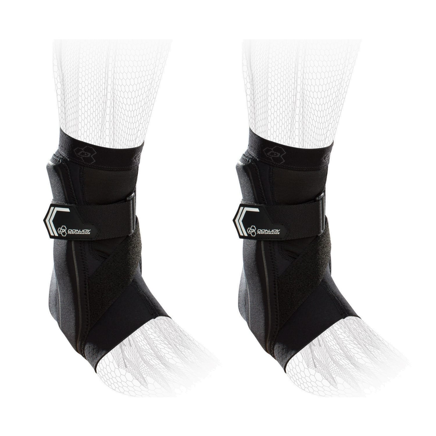 DonJoy - Performance Bionic Ankle Brace Pair (Black, Small, Right and Left)