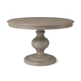 Maven Lane - Zola Traditional Round Wooden Dining Table Finish - Antiqued Grey