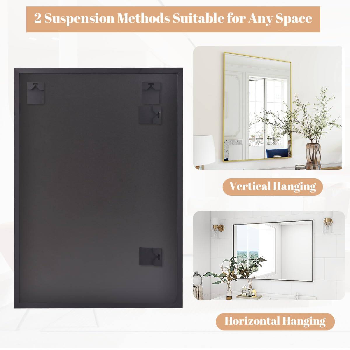 2 Suspension Methods Suitable for Any Space

Vertical Hanging

Horizontal Hanging