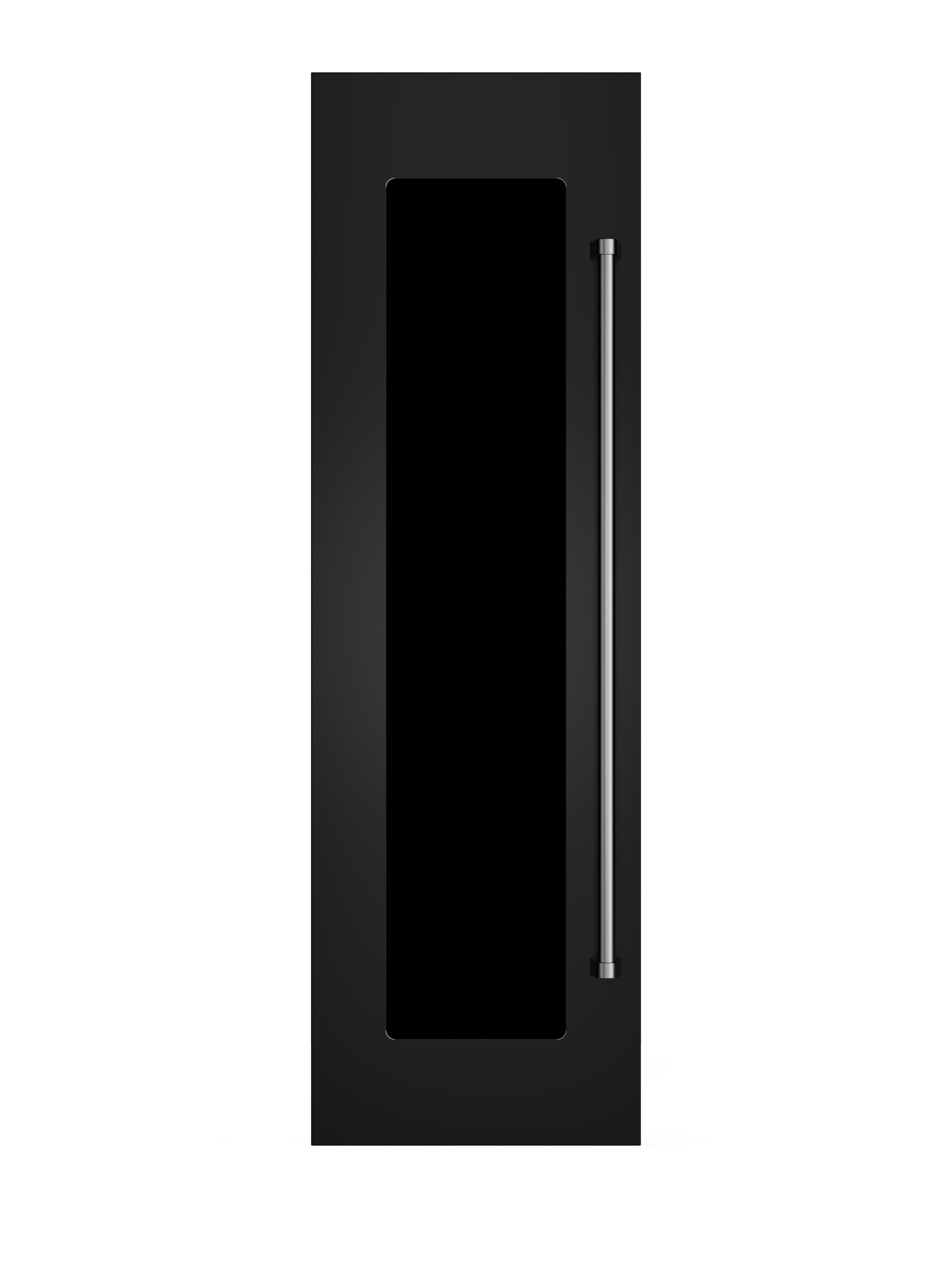 Front. Viking - 24"W. Integrated Wine Cooler Door Panel for Viking Model FDWCIC7240R - Onyx Left Hinge - Onyx.