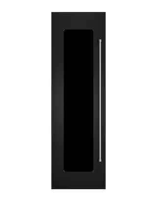 Front. Viking - 24"W. Integrated Wine Cooler Door Panel for Viking Model FDWCIC7240R - Onyx Left Hinge - Onyx.