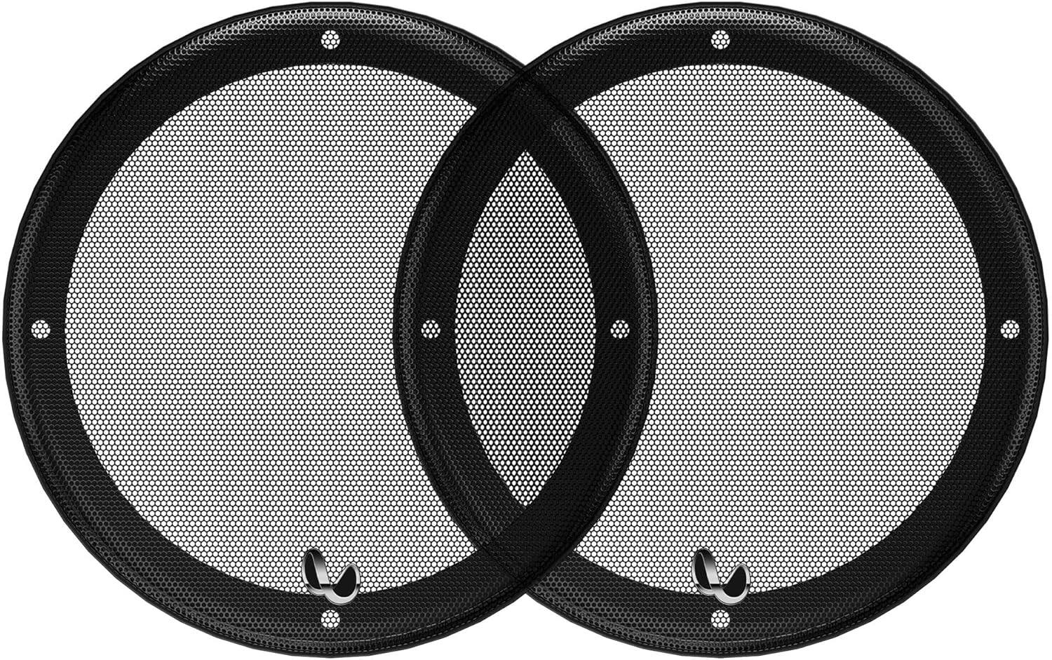 Alt View 2. Infinity Mobile - Infinity KAPPAPERFECT600XS 6-1/2” Component Speaker System - Round Grill ONLY Car/Marine Application - Black/Gray.
