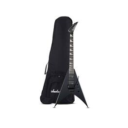 Jackson - JS Series King V JSR2 6 String Gloss Black Electric Guitar Bundle