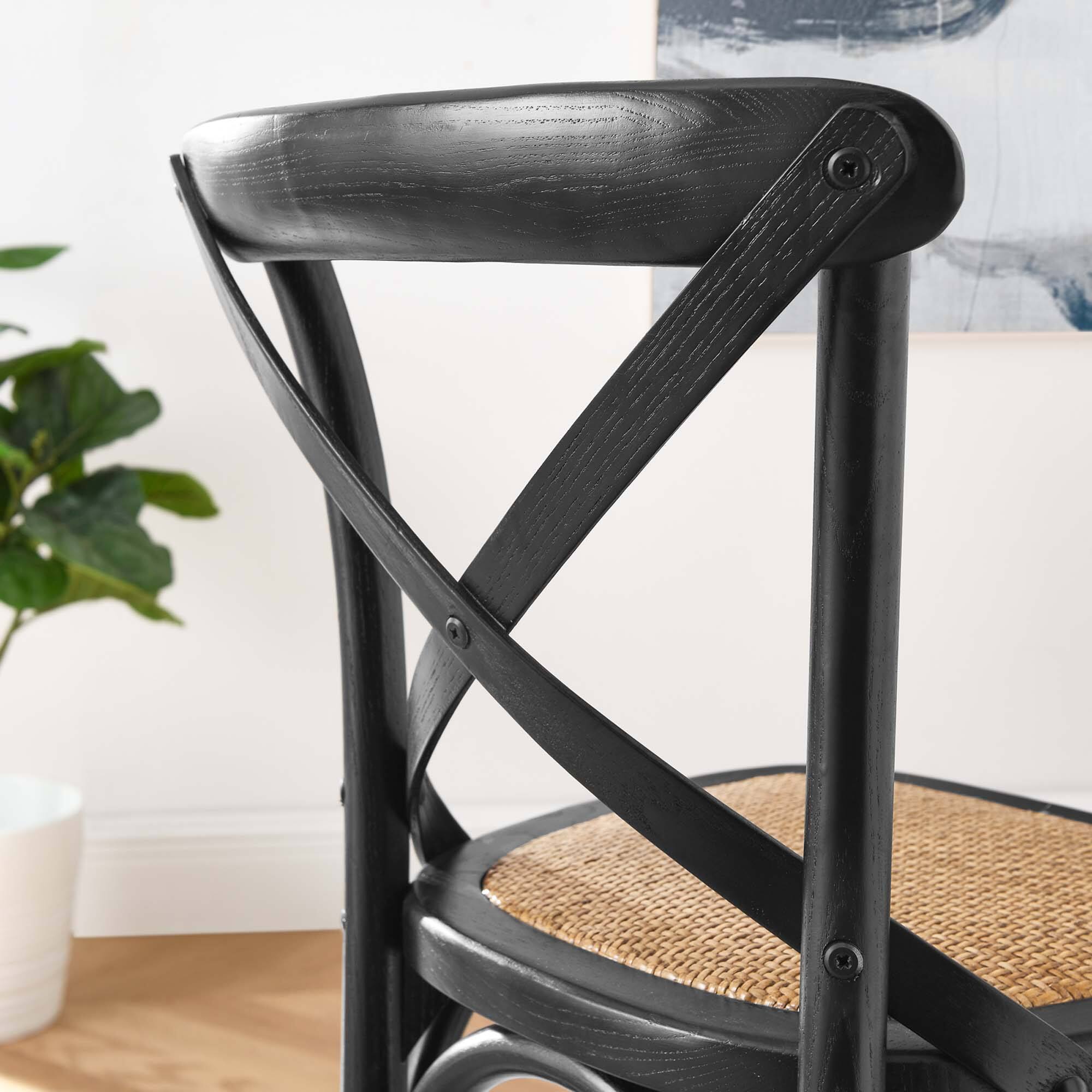 Alt View 7. Modway - Gear Counter Stool by Modway - Black.