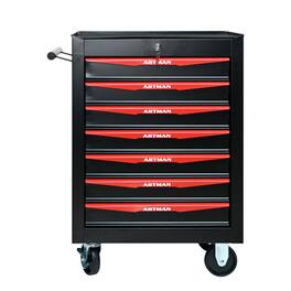 LOVMOR - Rolling Metal Tool Chest with 7 Drawers 20 inch 7-Drawer Tool Chest Cabinet with Ball Bearing Drawer Slides Steel Tool S