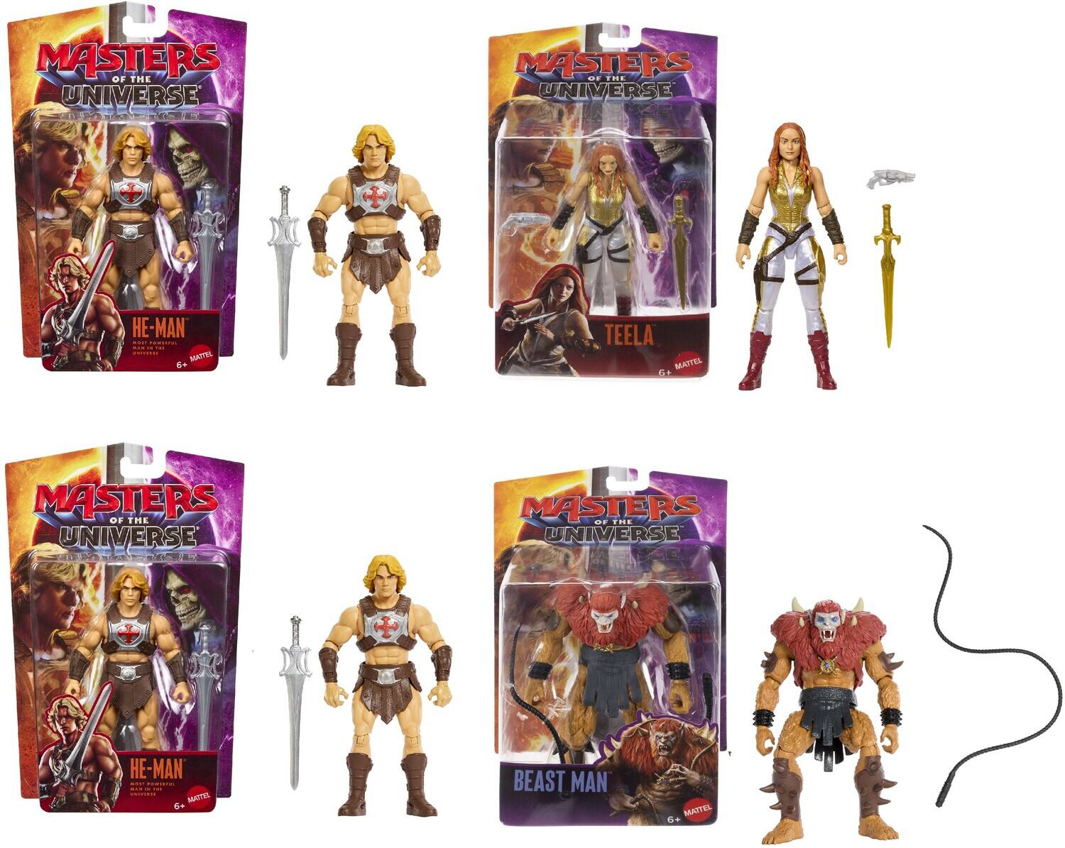 Masters of the Universe 2026 4-Piece Action Figure B Assortment - COLLECTIBLES