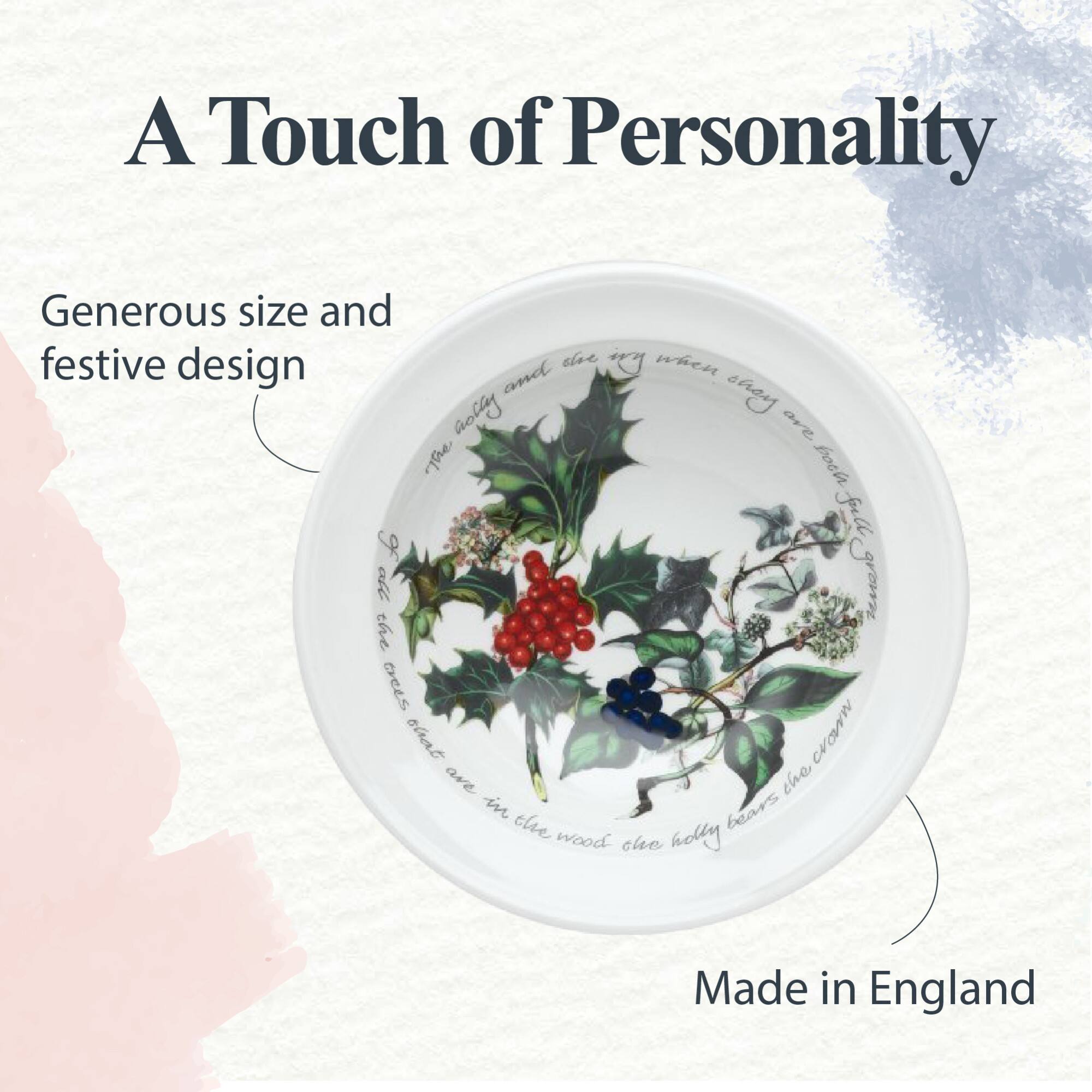 A Touch of Personality

Generous size and festive design

Made in England
