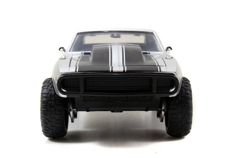 Alt View 3. Jada - Roman's Chevrolet Camaro Z/28 Silver Fast & Furious 7" Movie 1/24 Diecast Model Car by Jada".