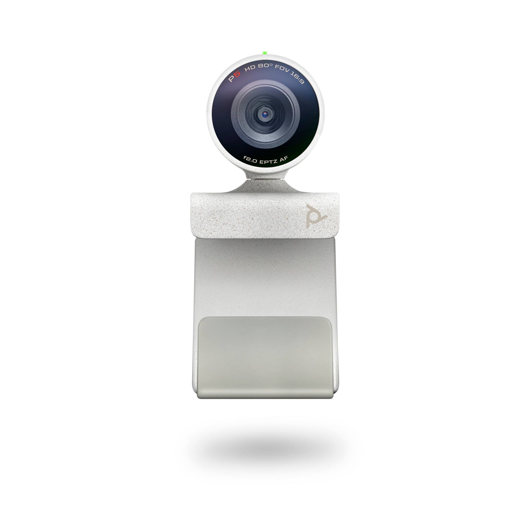 Alt View 12. Polycom - Poly Studio P5 1080p Webcam for Desktop - White.