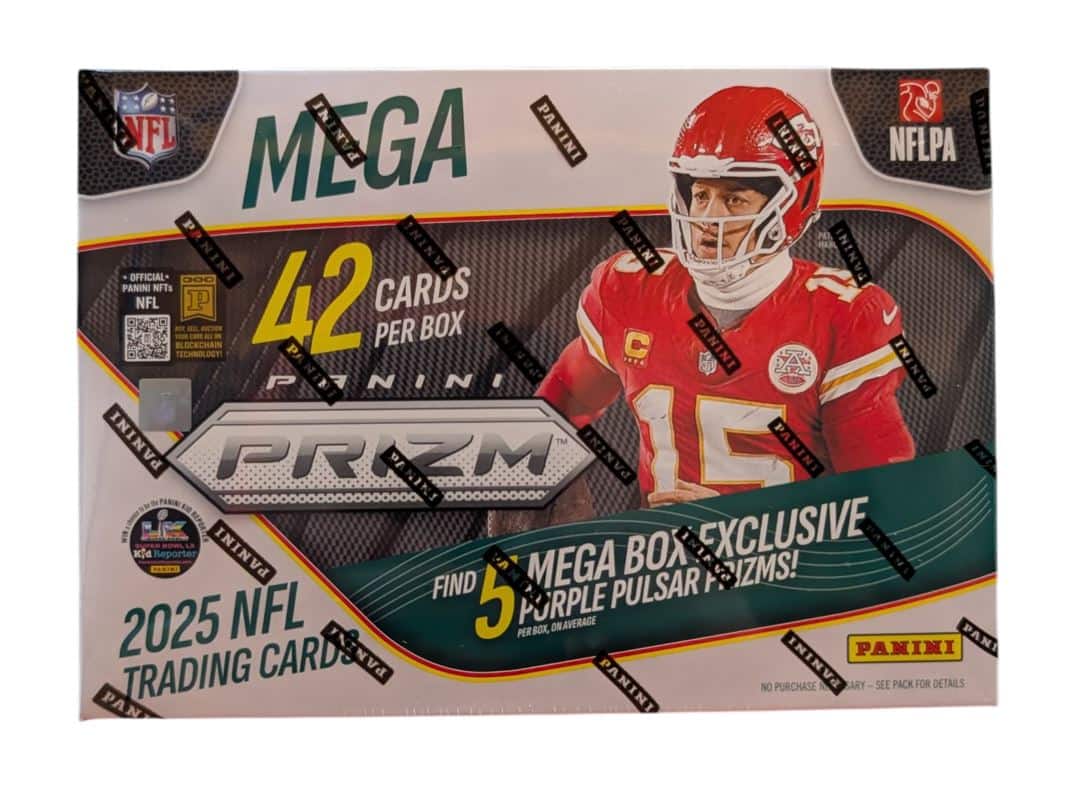 2025 Panini Prizm Football Hobby Mega Box (Purple Pulsar Prizm's)
