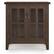 Alt View 12. Simpli Home - Artisan Low Storage Cabinet - Farmhouse Brown.