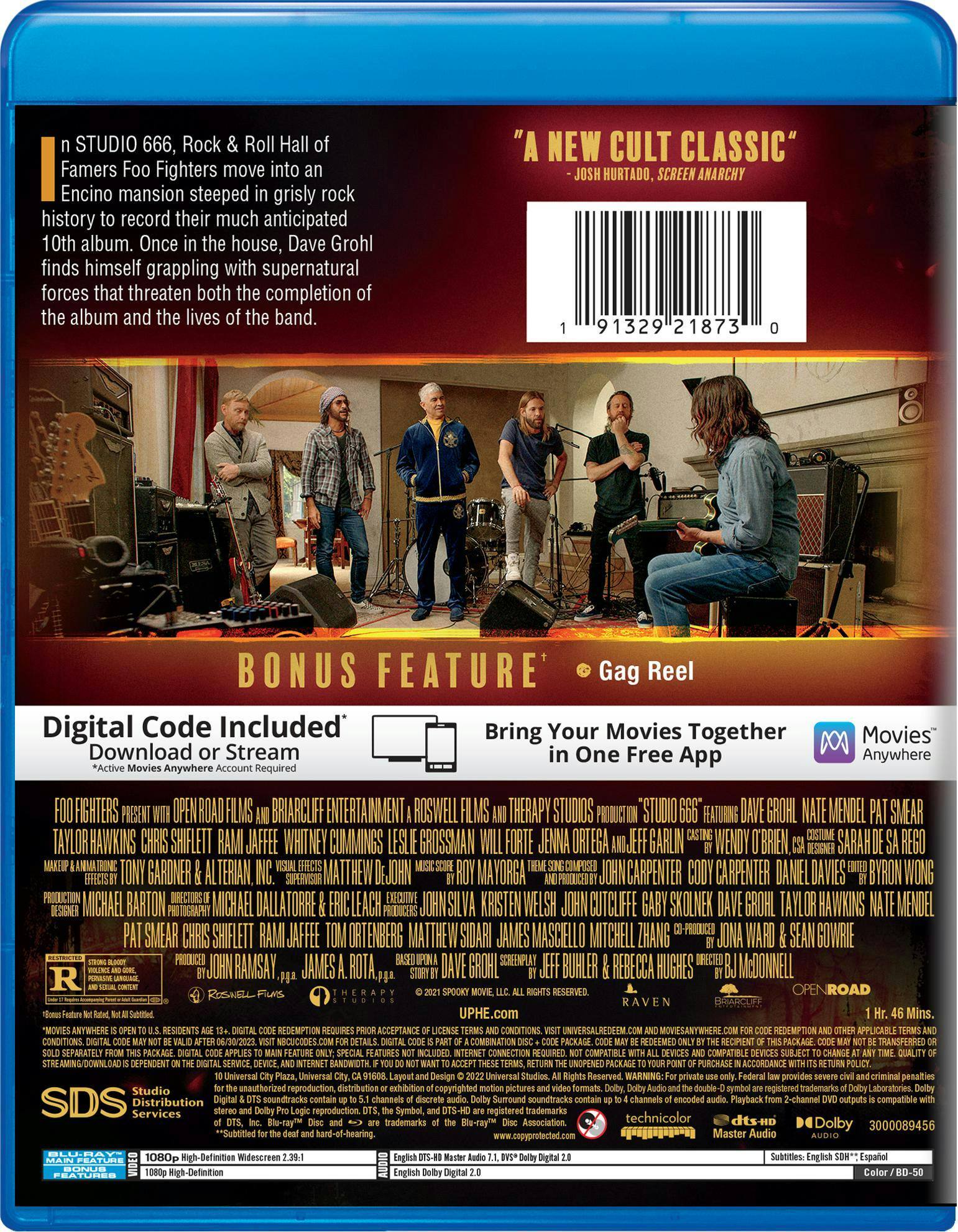 Back. Studio 666 [Blu-ray].