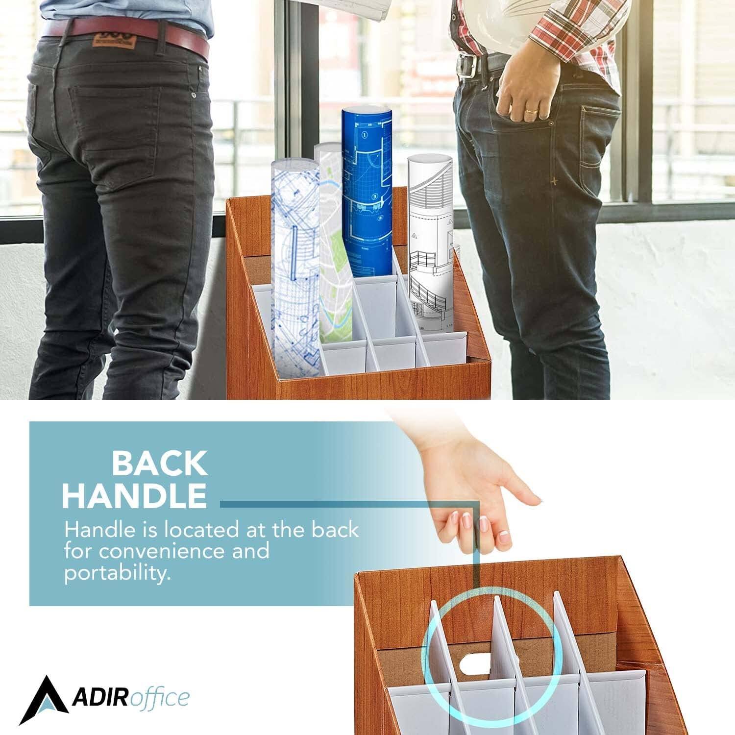BACK HANDLE
Handle is located at the back for convenience and portability.
ADIRoffice