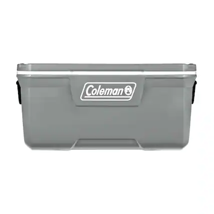 Front. Coleman - 316 Series 120 Qt. Hard Chest Cooler - Rock Gray.