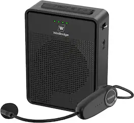 Vulpecula Spade - Voice Amplifier Wireless Microphone Headset, Original Sound Ultra Portable Microphone and Speaker, 15W Megaphone Speaker